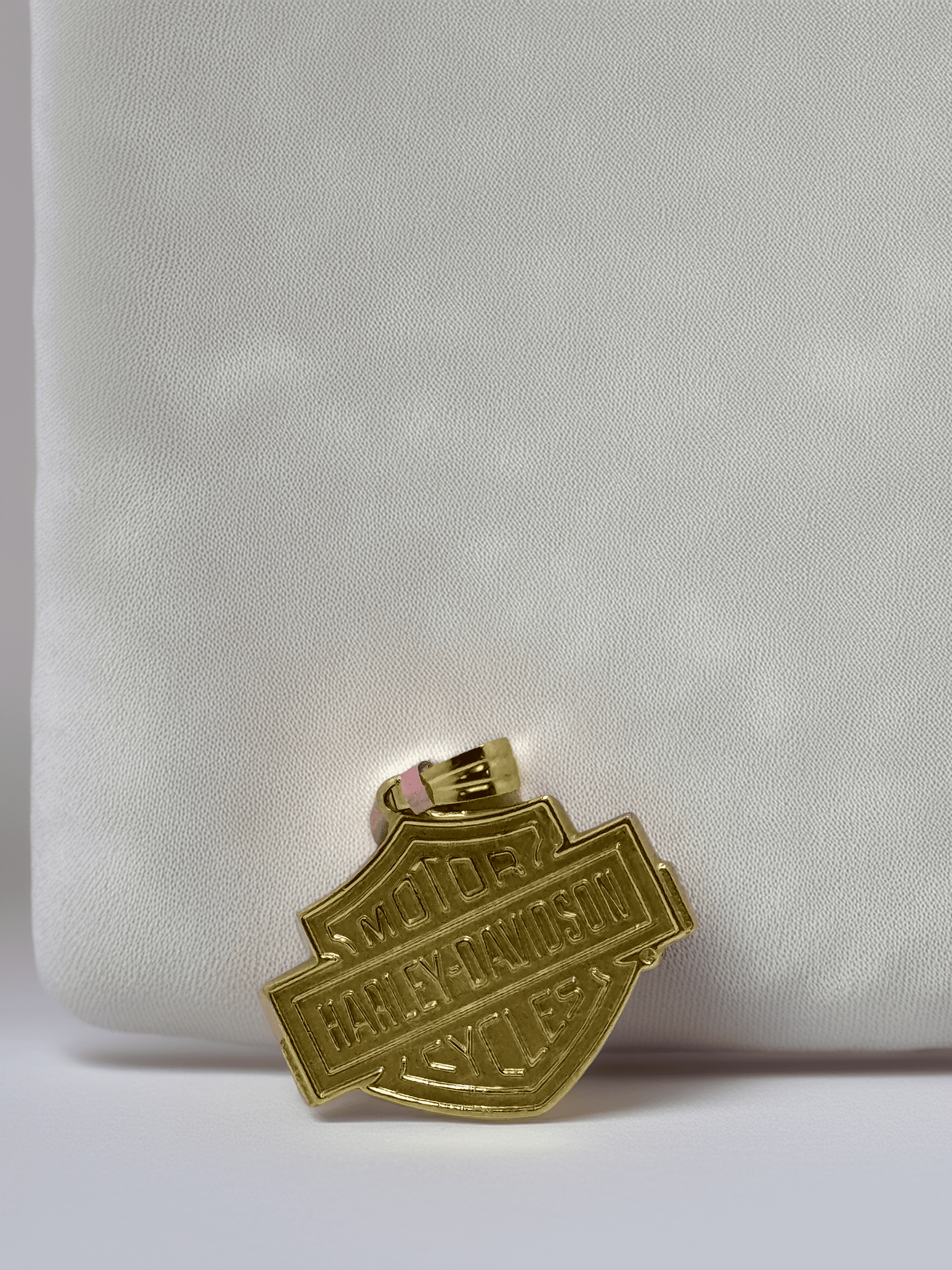 14K Solid Gold Harley-Davidson Logo Pendant 15.7g Motorcycle Jewelry - $2,600 - Lumezza Jewelry