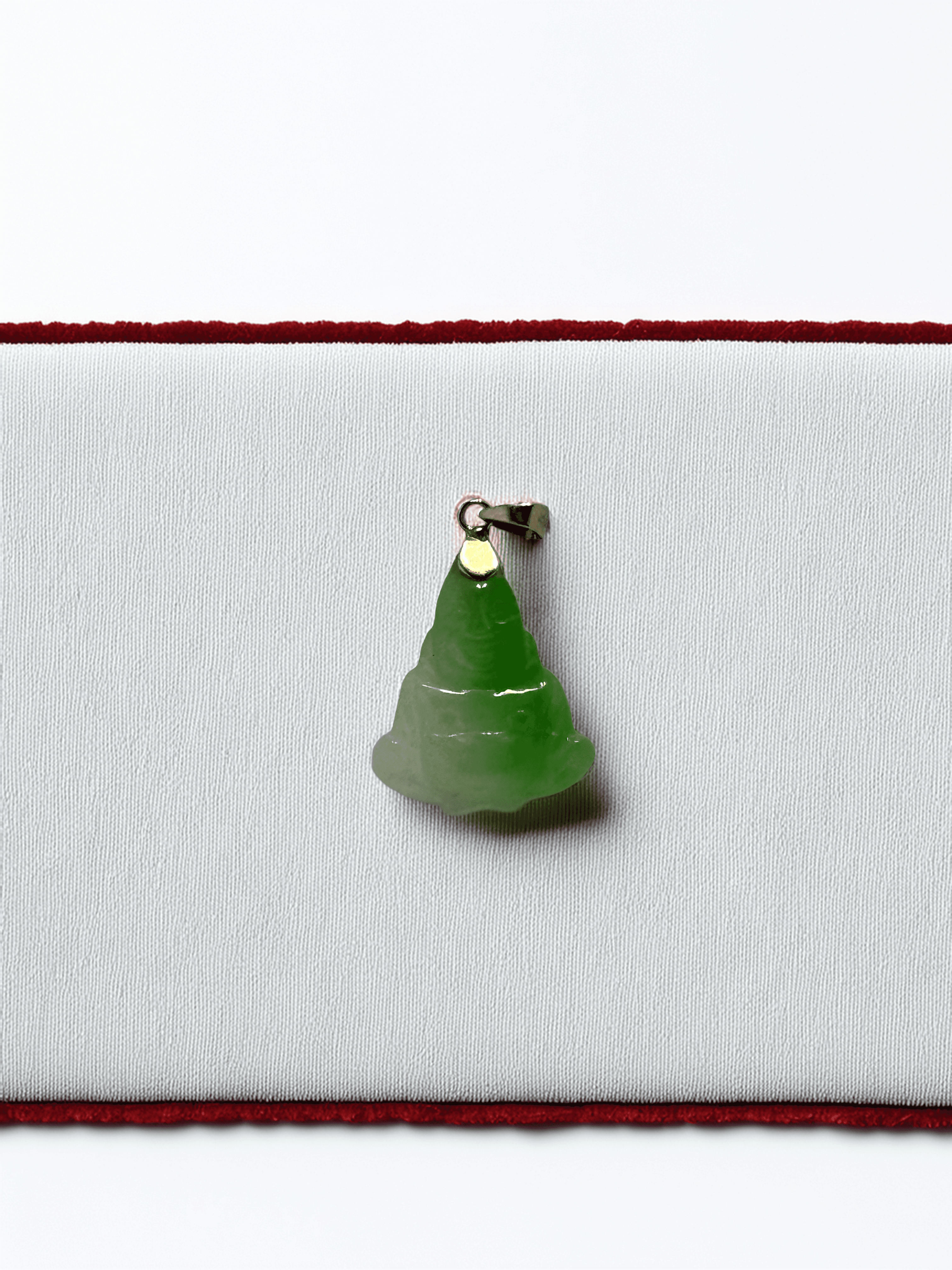 Jade Buddha Pendant with 14K Gold Loop - $360 - Lumezza Jewelry